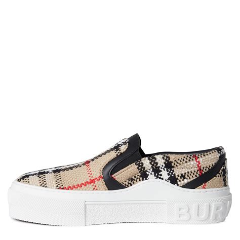 burberry womens loafers|Burberry slip on sneakers women's.